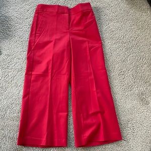 LOFT size 2 flare red pants